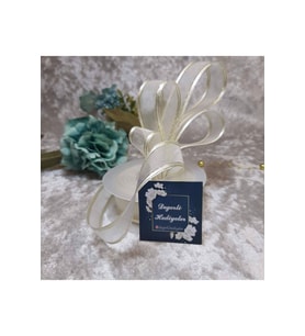 2.5 CM KENARLARI KALIN ŞERİT KREM GOLD SİMLİ KURDALE 20  MT.