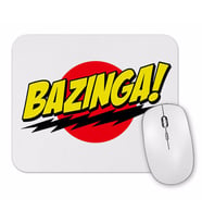 Big Bang Sheldon Cooper Bazinga Mouse Pad
