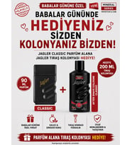 JAGLER Classic Erkek Parfümü Edt 90 ml BABALAR GÜNÜ ÖZEL (TRAŞ KOLONYASI HEDİYE)