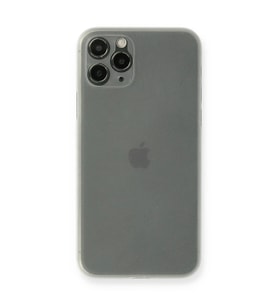 Apple iPhone 11 Pro Kılıf PP Ultra İnce Kapak - Beyaz