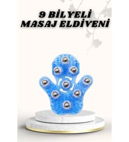 9 Bilyeli Masaj Eldiveni Giyilebilir Plastik Vücut Sıkılaştırıcı
