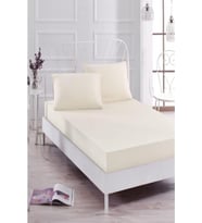 Divanev Battal 180x200+35 Cm Çift Kişilik Havlu Lastikli Çarşaf Takımı 50x70 Cm 2 Adet Yastık Kılıfı