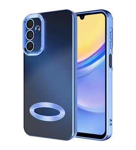 Samsung Galaxy A15 Uyumlu Kılıf Kamera Korumalı Logo Gösteren Zore Omega Kapak