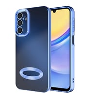 Samsung Galaxy A15 Uyumlu Kılıf Kamera Korumalı Logo Gösteren Zore Omega Kapak