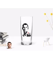 BK Gift Kişiye Özel Renkli Baskılı Godfather Baba Tasarımlı Rakı Bardağı-1 (Beyaz)