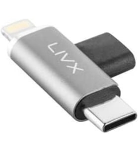 Type C To Lightning/Type C Şarj ve 5Gbps Veri Aktarımı iPhone Yuva Çevirici Dönüştürücü Otg Adaptör Otgbt
