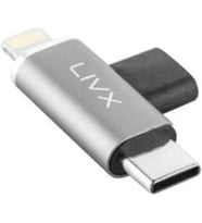 Type C To Lightning/Type C Şarj ve 5Gbps Veri Aktarımı iPhone Yuva Çevirici Dönüştürücü Otg Adaptör Otgbt