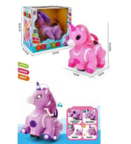 Canem Unicorn Dancing Robot Sesli Müzikli Işıklı Hareketli Saçlı Unicorn (Çok Renkli)