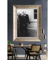 Gümüş Çerçeveli Atatürk Tablo za88
