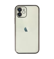 Apple İphone 12 Kılıf Razer Lensli Silikon - Siyah