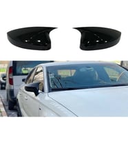 Audi A5 2012 - 2016 Yarasa Ayna Kapağı (Piona Black,İthal) B8 FL (Parlak Siyah)