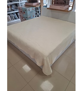 ETEHOMETEX HAVUZLU PİKE ÇİFT KİŞİLİK 220X240CM KREM 8696474231654