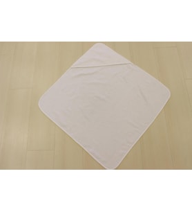 Ender Home Bebek Kundağı Havlu Yeni Doğan Bebek Banyo Havlusu Bukle Kundak Standart-Beyaz