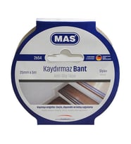 Mas Kaydırmaz Bant 25mm X 5m Siyah 2654