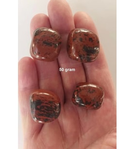 50 Gram Mahagony Obsidyen Tamburlu Parçalar 437