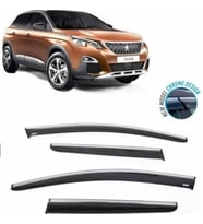 Peugeot 3008 Kromlu Cam Rüzgarlığı 2016-2023 arası Sunplex (Beyaz)