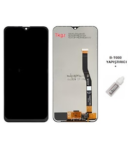 Tkgz - Samsung Galaxy M20 - SM-M205 Uyumlu Lcd Ekran Dokunmatik - A - Kalite + B-7000