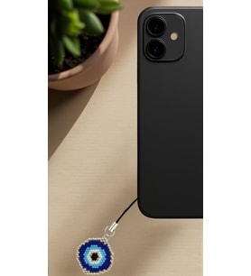 Miyuki Boncuk El Yapımı Nazar Boncuğu Telefon Çarmı - Charm 1