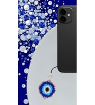 Miyuki Boncuk El Yapımı Nazar Boncuğu Telefon Çarmı - Charm 1