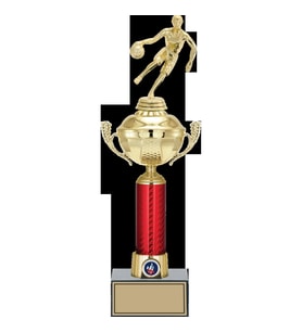 ODAK KUPA - Figürlü Kupalar - Basketbol Kadın Figürlü Kupalar FG-054 B - 42 cm