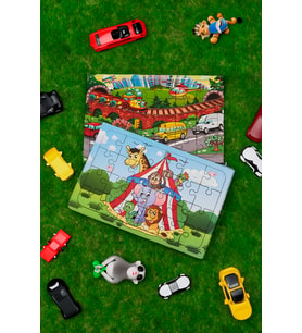 Okul Öncesi Başlangıç Yapboz Taşıtlar Ve Canım Ailem Ahşap Puzzle Set