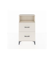 Arges Komodin Tek Raflı 2 Çekmeceli 60x30x106 Aytaşı-Aytaşı