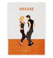Grease Alternatif Tablo Ahşap Poster Dekoratif