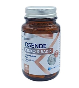 Osende Çinko Bakır 60 Kapsül