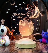 Küçük Prens Le Petit Prince Çocuk Hediyesi, Kişiye Özel Çocuklara Özel Hediye, Çocuk Odası Hediyesi Led Lamba