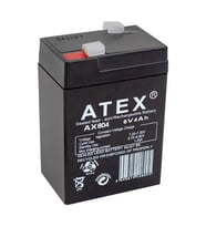 Atex 6 Volt 4 Ah Işıldak Aküsü (70*48*101 Mm)