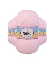 Northcity Elite Baby El Örgü İpi Soft Pembe 2892 - Tüylenmeyen Bebek Yünü (5 Adet)