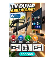 32-55 İnç Hareketli TV Duvar Askı Aparatı – Döner ve Eğim Ayarlı Televizyon Tutucu