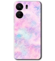 Xiaomi Redmi 13C Kılıf HD Desen Baskılı Kılıf - Pembe-Duman