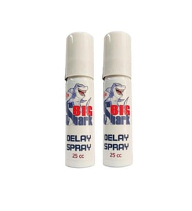 Big Shark Del.ay Erkeklere Zamanlayıcı Yeni Formülü Bakım Ve Sprayı 25 Cc X 2 Adet