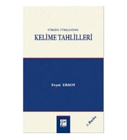 Türkiye Türkçesinde Kelime Tahlilleri
