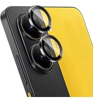 Xiaomi Poco X7 Pro Tekli Kamera Lens Koruma Camı Siyah [Poco X7 Pro ile Uyumlu Ekran Koruyucu - Siyah]