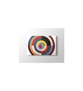 DBSanatevi Robert Delaunay - Le Premier Disque Tablo 60 X 60 Cm