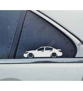Accord sedan Kelebek Cam Oto Sticker 17 CM 2 Adet
