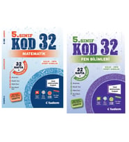 TUDEM YAYINLARI 5.SINIF KOD 32 MATEMATİK - FEN BİLİMLERİ