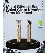 Mey İthalat® Kompakt Tasarımlı, Uzun Pil Ömürlü Saç Sakal Kesme Makinesi