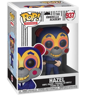Funko 45055 Pop Tv: Şemsiye Akademisi-Hazel Maskeli Koleksiyon Figürü, Çok Renkli (Krem)