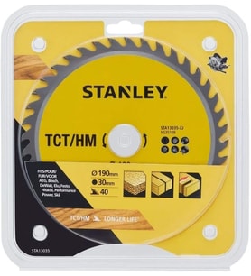 Stanley Sta13035 Elmas Testere, Metalik, 1 Adet, 190 X 30 Mm40 Diş