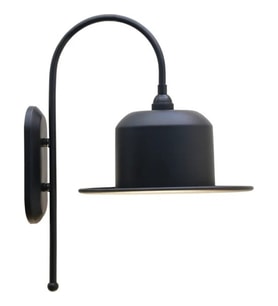 Rsylight Retro Rustik Dekoratif Metal Siyah Baston Kol Vintage Aplik