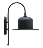 Rsylight Retro Rustik Dekoratif Metal Siyah Baston Kol Vintage Aplik
