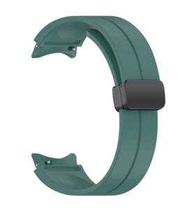 Samsung Galaxy Watch 4 40mm Uyumlu Kordon Silikon Metal Mıknatıslı Toka Zore KRD-84 Kayış