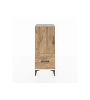 Arges Komodin 2 Raflı Tek Çekmeceli Tek Kapaklı 44x30x106 Aytaşı-Çam