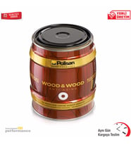 Polisan Wood&Wood Parlak Su Bazlı Ahşap Verniği 0,75 Lt (1 Kg)