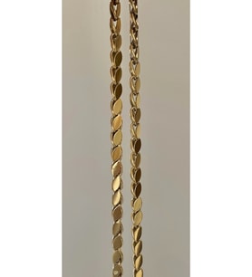 Çelik Arpa Zincir Bileklik [23cm]