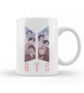 Bts Logo 01 Kupa Bardak Porselen