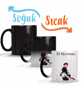 Ed Sheeran Sihirli Kupa Bardak Porselen